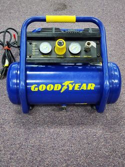 Goodyear Air Compressor 2gal, 125 Max Psi, 58 dBa Quiet (Muy Silencioso)