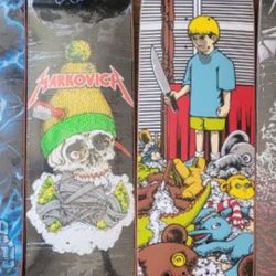 Cliche Metallica SIGNED 101 Skateboards By Sean CLIVER Vintage Skateboard 