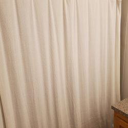 Vera Wang White Shower Curtain