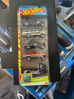Hot Wheels HW Gassers 5 Pack with '55 Chevy Bel Air Gasser