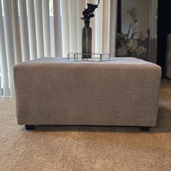 Grey Ottoman 