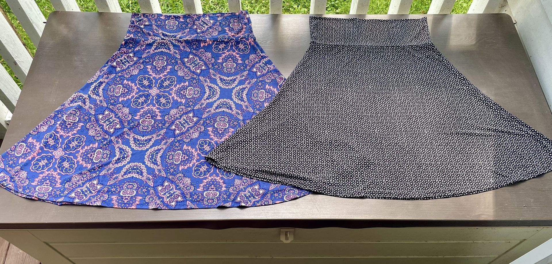(2) Lularoe Azure Skirts