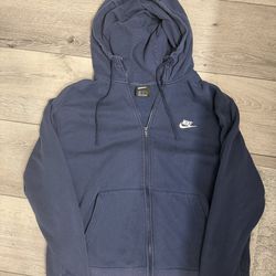 Blue Nike zip up XL