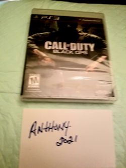 New Ps3 Call Of Duty Black Ops  Opened