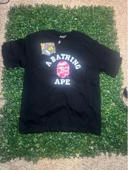 Pink “ a bathing ape” tee