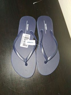 Old Navy Navy Blue Flip Flops