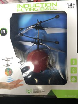 Induction flying ball