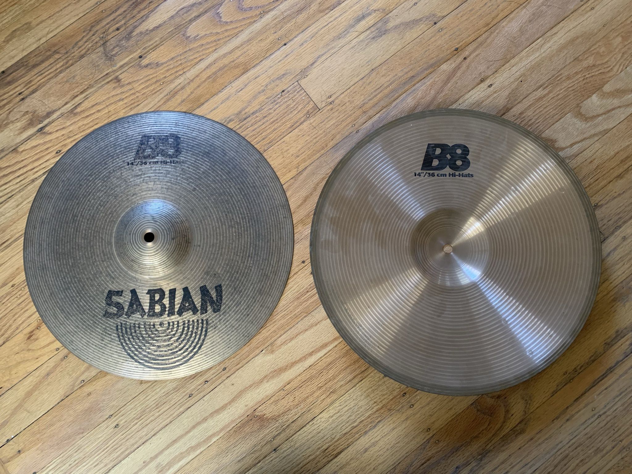Sabian Drum cymbols + travel case