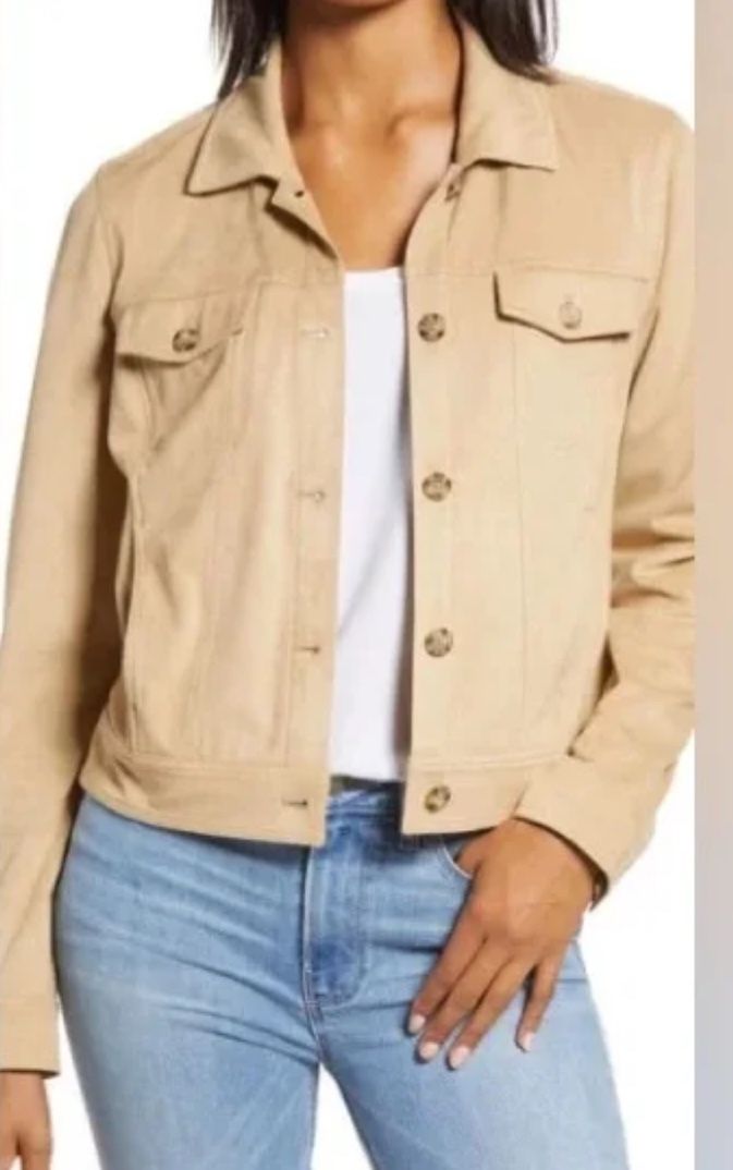 Tommy Bahama Sand Faux Beige Jacket