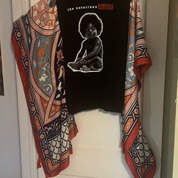 Notorious BIG T-shirt kimono