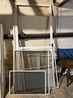 Storm Door with Glass and Screen