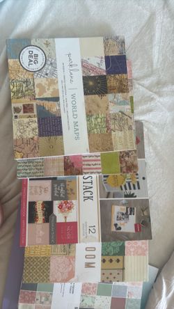 6-12x12 cardstock , 1-12x12 pack of tags