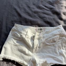Victoria Secret White Cutoff Shorts