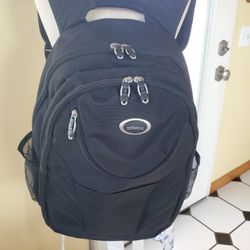 Extreme Black Fabric Backpack Padded & Lots Of Pockets