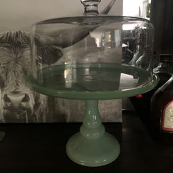 Green Cake Stand 