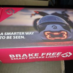 Brand New "Brake Free" Helmet Brake Light