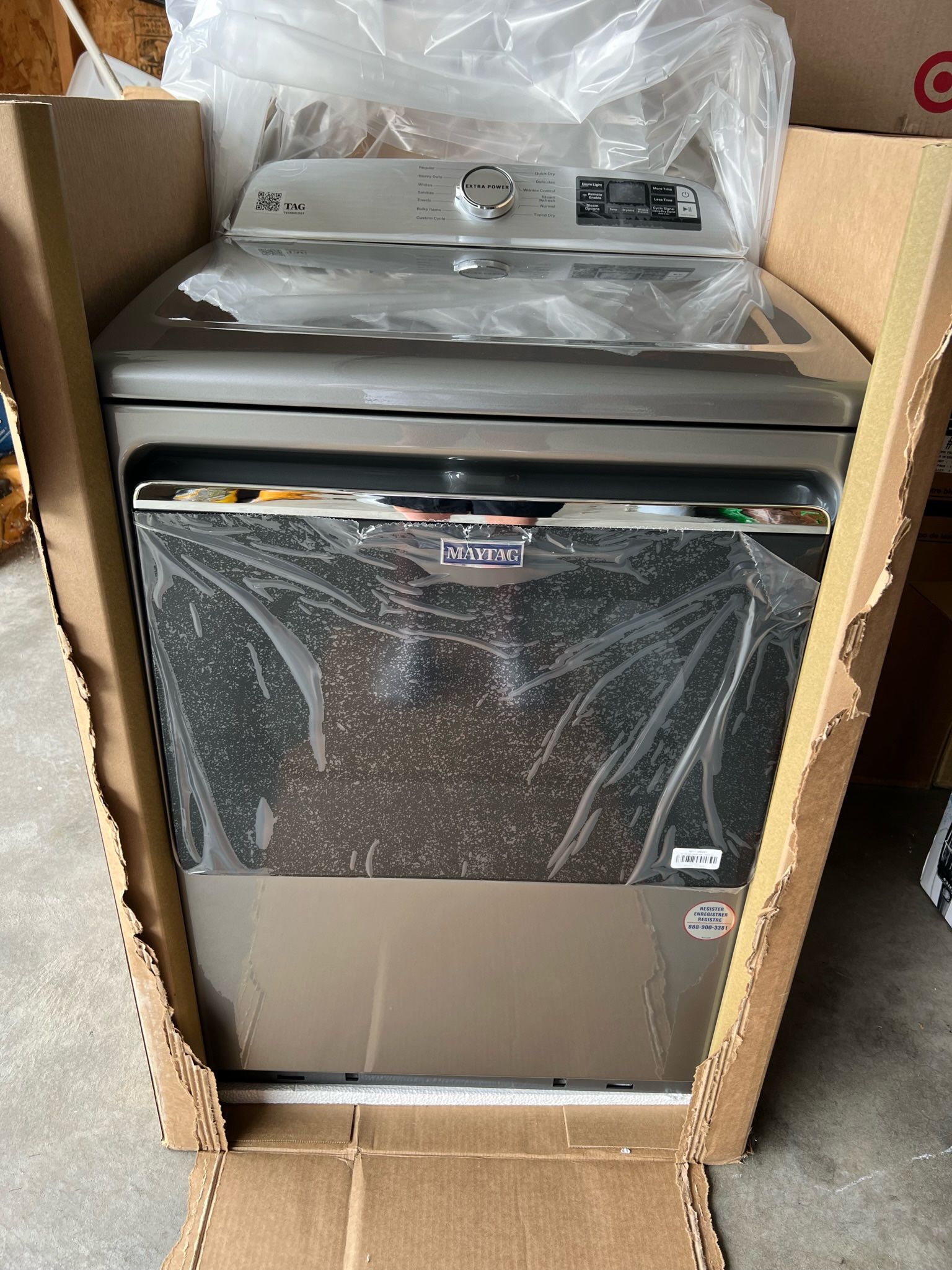 New Maytag Electric Dryer