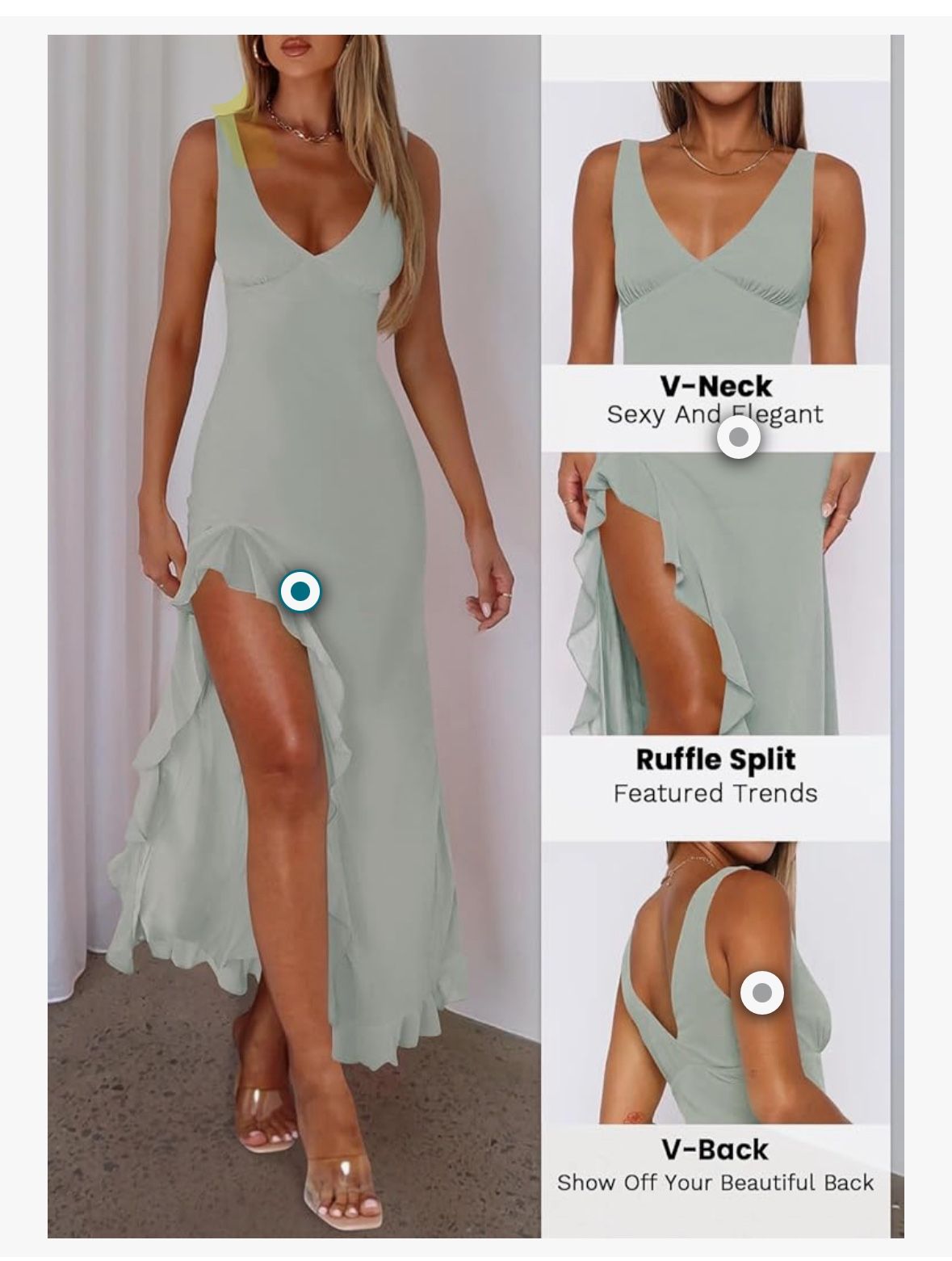 Sage Green Cocktail Dress