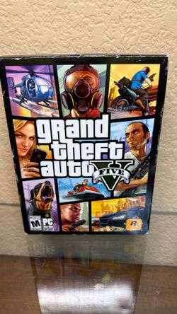 Grand Theft Auto V GTA 5 (PC DVD-ROM,2015) 7-Disc Physical Big Box Edition