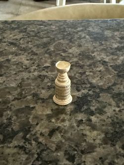 Stanley cup 1 inch pure silver piece