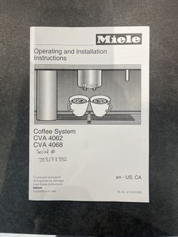 Miele clearance cva 4062