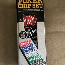 Las Vegas Style 100 Piece Poker Chips