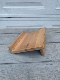Wooden Slant Board Ergonomic Laptop Riser Desktop Reading Writing Stand Wood