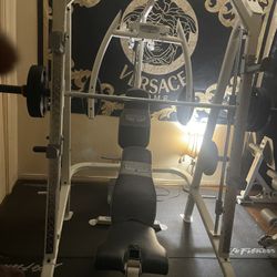 2 Home Or Garage Gyms/ One With Leg press 