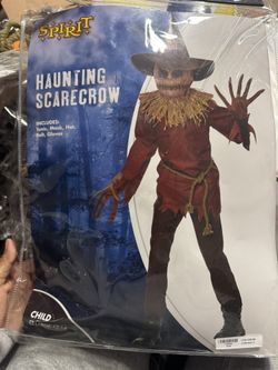 SCARECROW MASK HAT AND GLOVES 