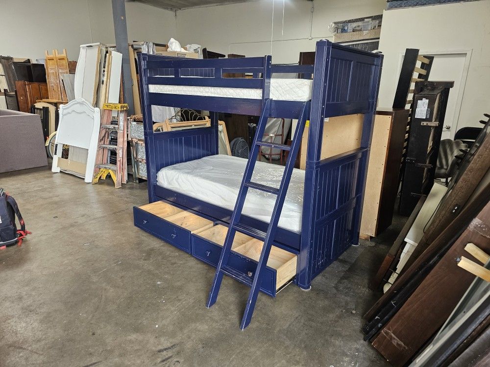 Twin Bunk Bed And Mattress