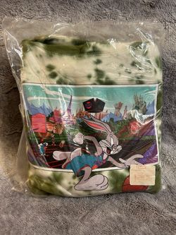 Bait x Space Jam 2 bugs bunny dribble hoodie size xl nwt