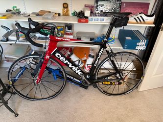 Cervélo S2 Road Bike Red and Black Carbon w/ Full Dura Ace Components