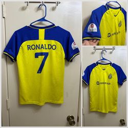 #7 Ronaldo Al Nassr FC Soccer Jersey Youth size XL(28)