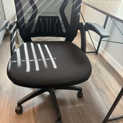 Office Chair And Foldable Table/desk
