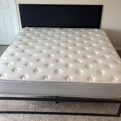 Spring Air King Size Mattress with Frame 