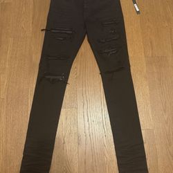 Black Thrasher Amiri Jeans