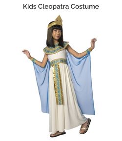 Halloween Costume Cleopatra Size M 7-9
