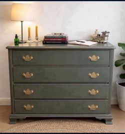 Vintage Olive Green Dresser FREE DELIVERY