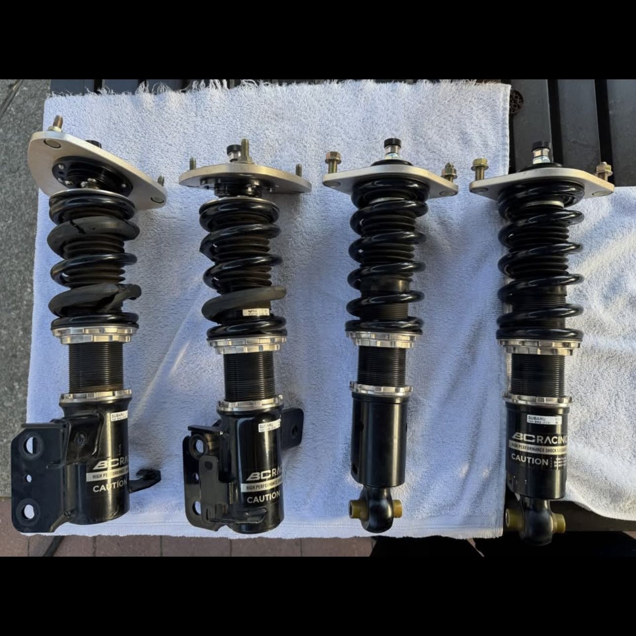 BC RACING COILOVERS SUBARU BRZ TOYOTA 86 SCION FRS