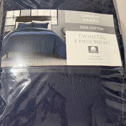 2 Piece Bed Set 100% Cotton Twin/Txl