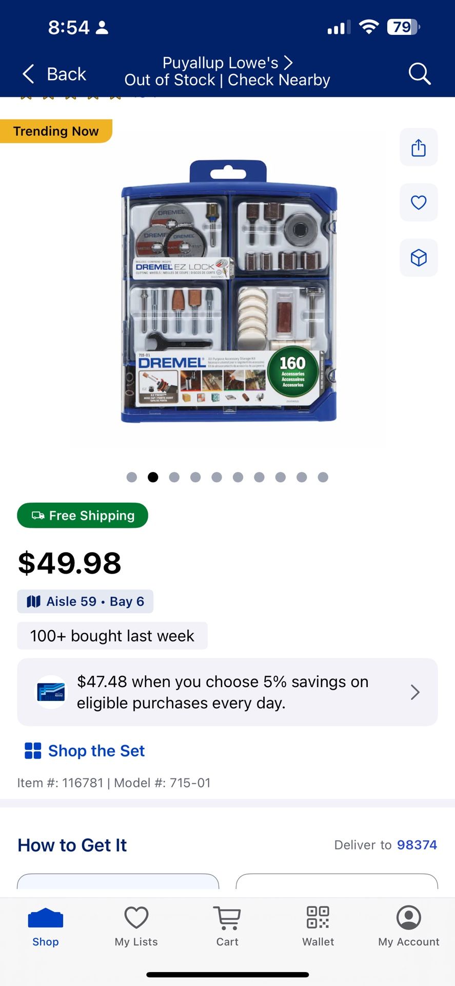 Dremel 160pc