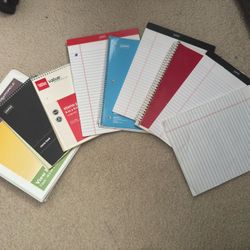 5+ Unused Books & Notepads For 10