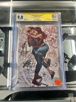 Amazing Spider-Man #1 (2018) comic book featuring a Mark Brooks "Virgin" Cover E variant