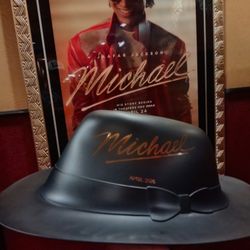 Michael Jackson 2026 Movie Fedora Hat Popcorn Bucket Cinemark Theater Exclusive Brand New Rare