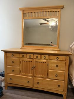 Dresser And Mirror
