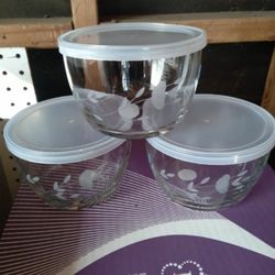 Juego De 3 Recipientes De 1 Taza Princess House 