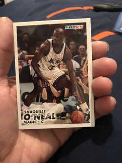 $75  Shaquille O'NEAL Magic C Fleer93-94 Basketball Card