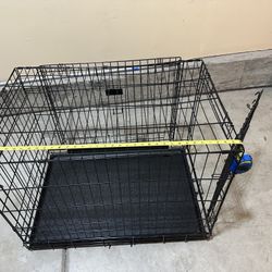 Kong Two Door Ultra-Strong Collapsible Dog Pet Crate Black