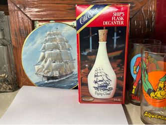 Vintage Old Spice Ship's Flask Decanter Flying Cloud