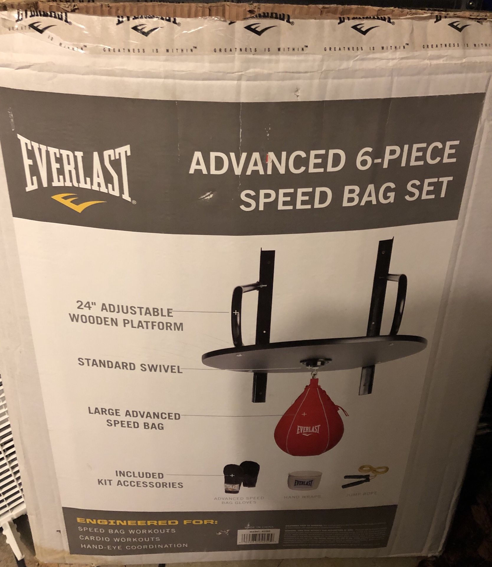 Everlast Advanced 6-Piece Speed Bag Set